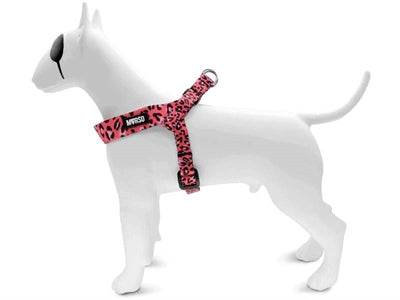 Morso mini arnés para perros ajustable burbuja reciclada leo rosa