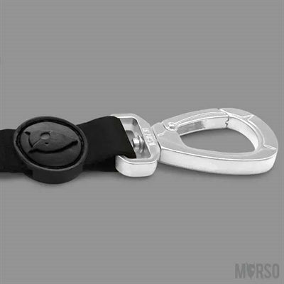 Correa para perros Morso ajustable pureza reciclada negro