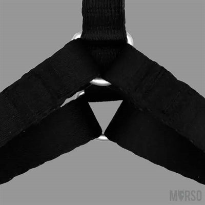 Arnés para perros Morso arnés h pureza reciclada negro