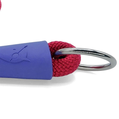 Collar para perros Morso half slip cuerda regular terciopelo rojo reciclado rojo