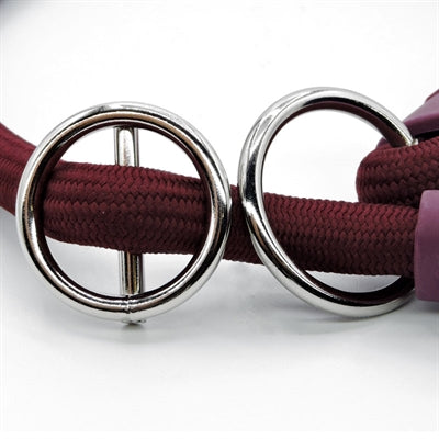 Collar para perros Morso half slip cuerda suave reciclada ciruela púrpura