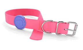 Collar para perros Morso impermeable reciclado rosa pasión rosa