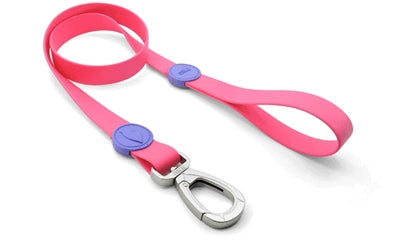 Correa para perros Morso impermeable reciclada rosa pasión rosa
