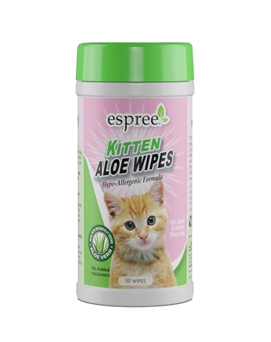 Toallos de aloe de gatito espee