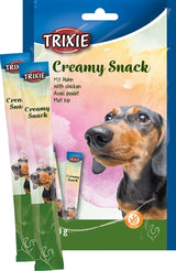 Trixie snack cremoso de pollo sin gluten