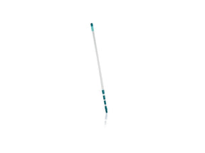 Mango telescópico Leifheit aluminio 130 - 400 cm - incl. cabezal antideslizante - giratorio 360° - argolla para colgar - sistema de clic
