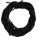 Creativ company creotime cordón macramé, grosor 4 mm, negro, 40 m