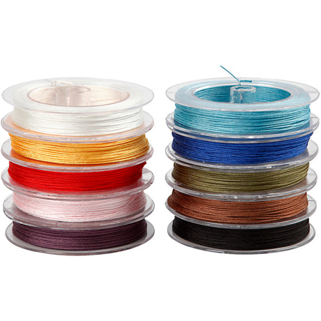 Empresa creativa https: www.cchobby.nl cordón-de-poliéster-grosor-1-mm-varios-colores-10x50-m-1-caja