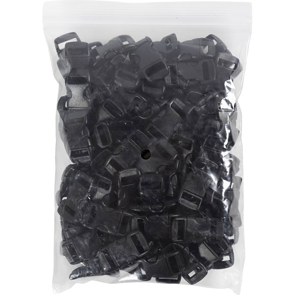 Https: www.cchobby.nl cierre de clic-l-29-mm-b-15-mm-tamaño del orificio-3x11-mm-negro-100-piezas-1-caja