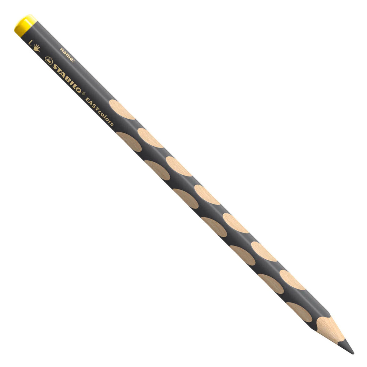 Lápiz de color para zurdos Stabilo easycolors - gris