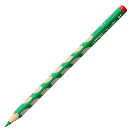 Lápiz de color para diestros Stabilo easycolors - verde opaco
