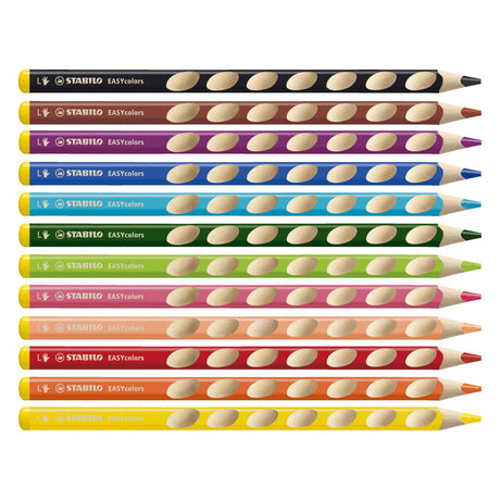 Lápices de color stabilo easycolors a la izquierda - 12 pcs. + sacapuntas