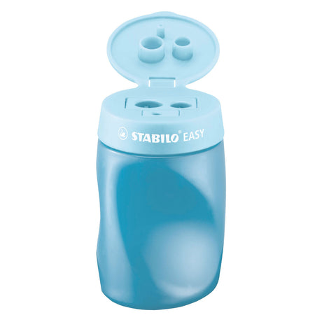 Stabilo easysharpener - sacapuntas 3 en 1 - izquierdo - azul