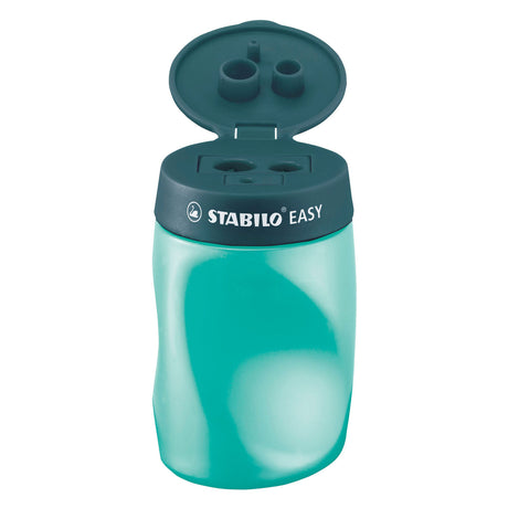 Stabilo easysharpener - sacapuntas 3 en 1 - izquierdo - gasolina