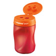 Stabilo easysharpener - sacapuntas 3 en 1 - derecho - rojo
