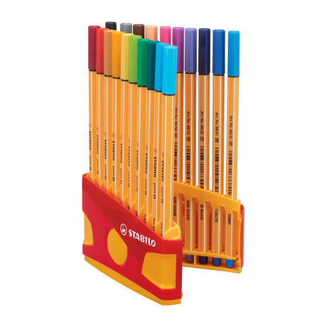 Stabilo point 88 - fineliner - colorparade - juego de 20 piezas