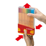 Stabilo point 88 - fineliner - colorparade - juego de 20 piezas