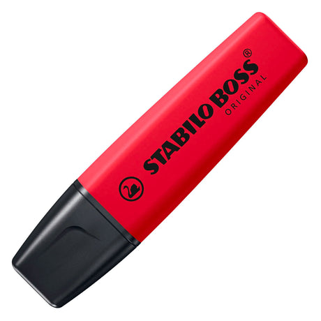 Iluminador original Stabilo boss - rojo real