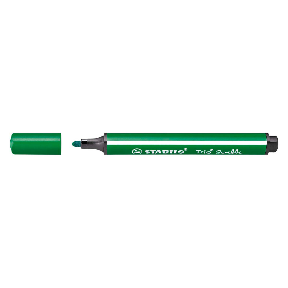 Stabilo trio scribbi - fieltro -Stift con punto de experiencia - verde