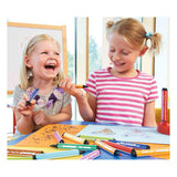 Stabilo trio scribbi - fieltro -Stift con punto de experiencia - verde