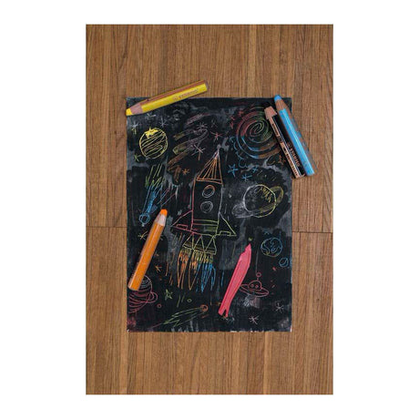 Stabilo woody 3 en 1 - lápiz de color multitalento - negro