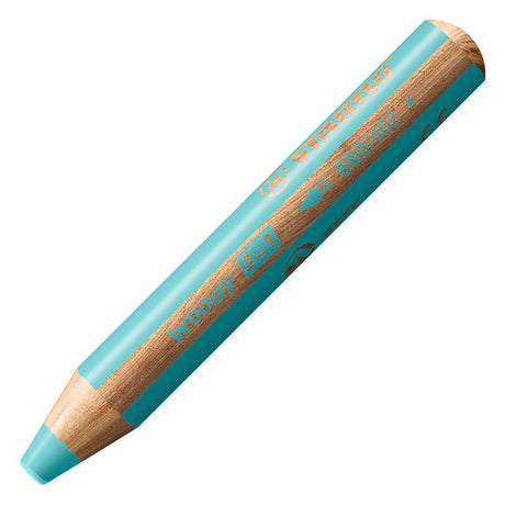 Stabilo woody 3 en 1 - lápiz de color multitalento - azul pastel