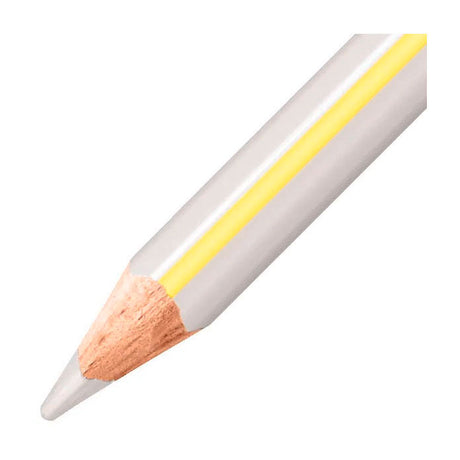 Lápiz de color Stabilo trio grueso y ergonómico - blanco