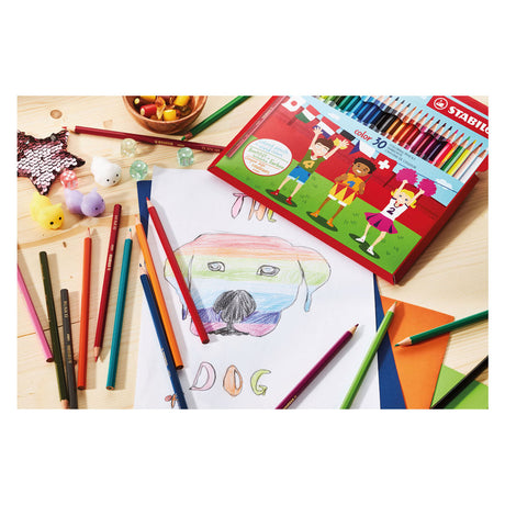 Stabilo color - lápiz de color - juego de 24 piezas