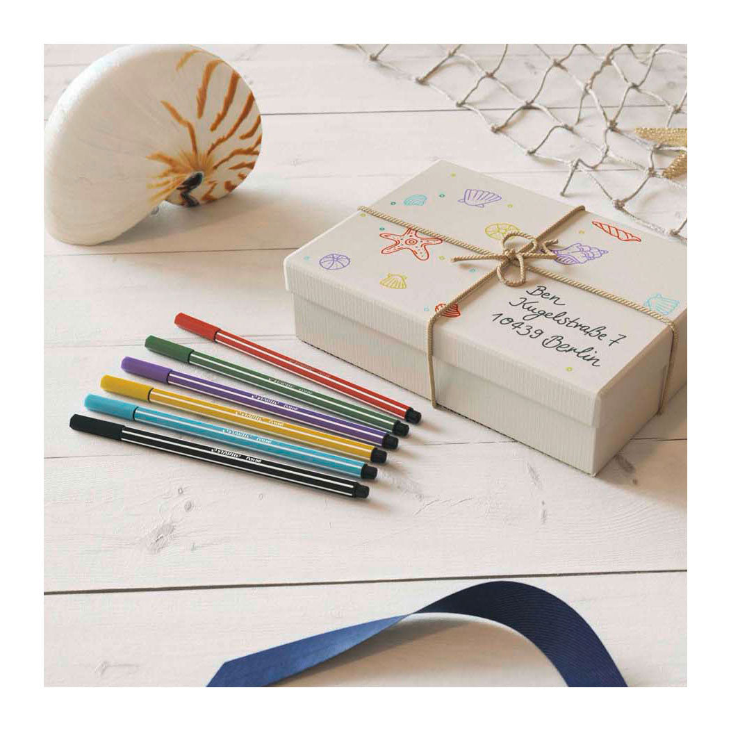 Stabilo pen 68 - rotulador - naranja fluorescente (68 054)