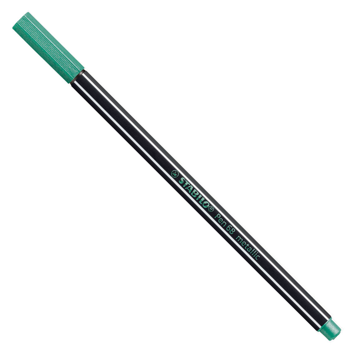 Stabilo pen 68 metálico - rotulador - verde (68 836)