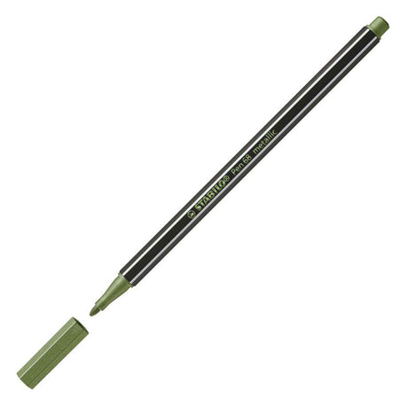 Stabilo pen 68 metálico - rotulador - verde claro (68 843)