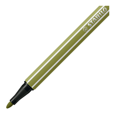Stabilo pen 68 - rotulador - verde barro (68 37)