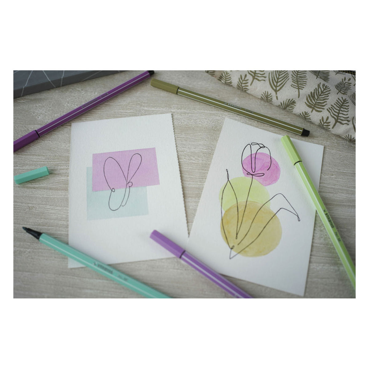 Stabilo pen 68 - rotulador - amarillo claro (68 23)