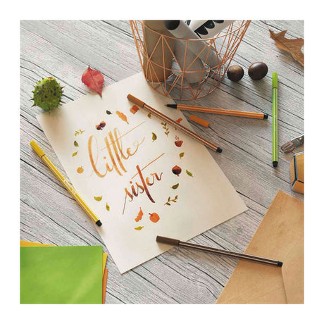 Stabilo pen 68 - rotulador - pastel bermellón (68 30)