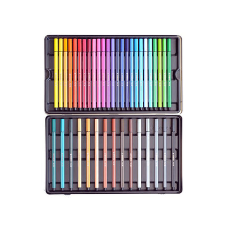 Stabilo pen 68 - rotulador - caja de metal con 40 piezas