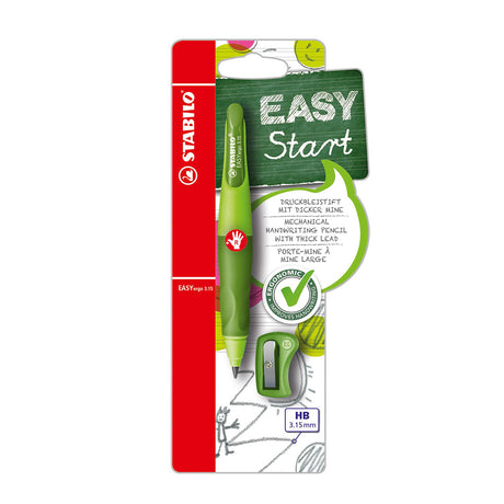 Stabilo easyergo 3.15 - portaminas ergonómico - diestro - verde
