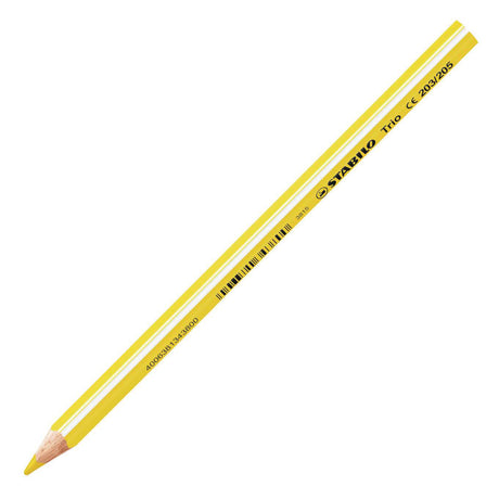 Stabilo trio grueso - lápices de colores triangulares con núcleo extra grueso de 4,2 mm - estuche con 24 colores
