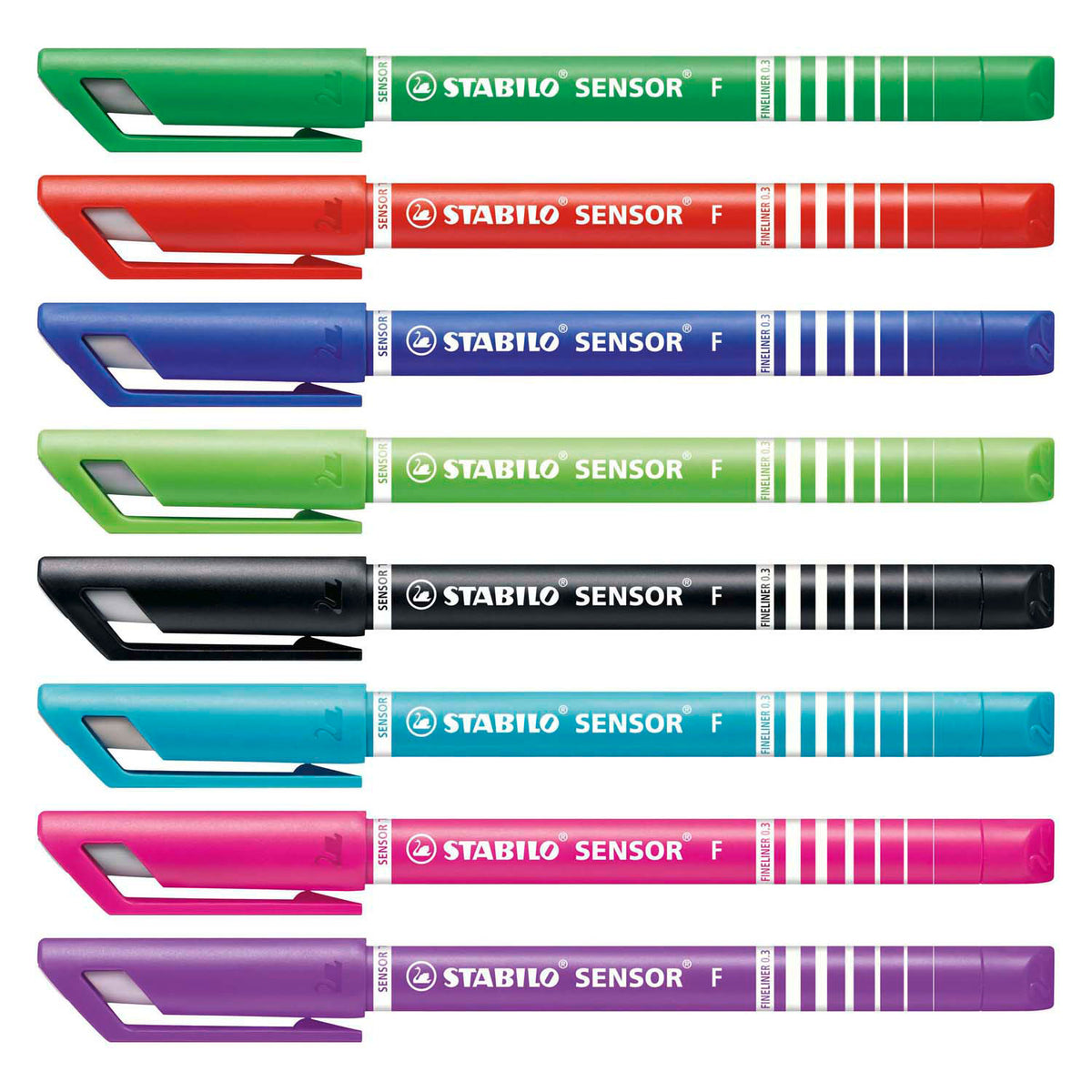 Stabilo sensor fineliners caja de 0,3 mm 8 colores