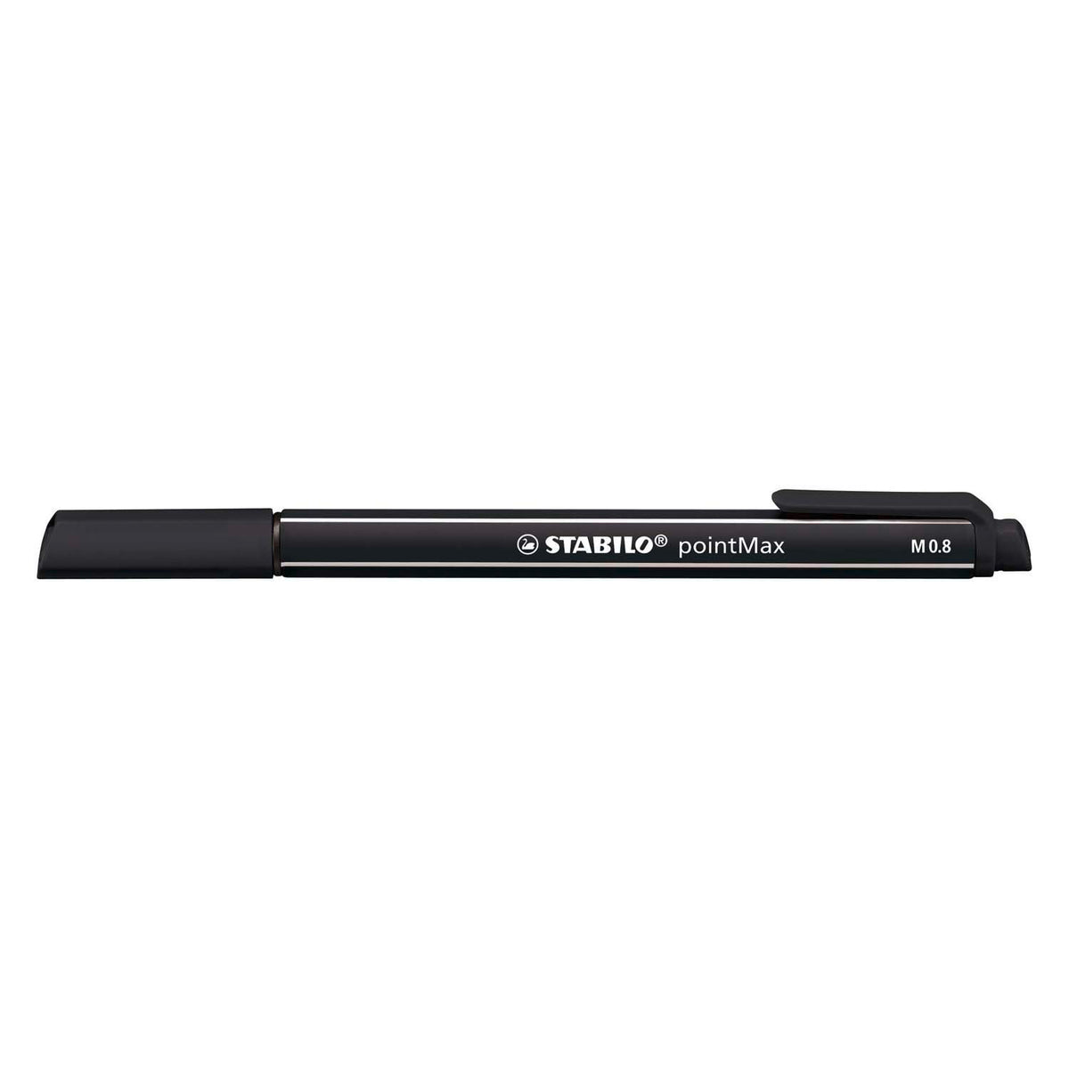 Stabilo pointmax - rotulador de punta dura - negro (488 46)