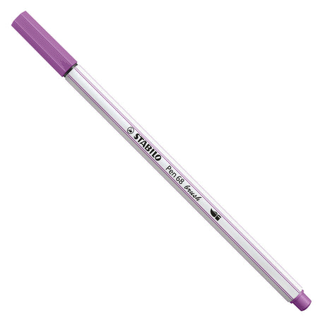 Stabilo pen 68 pincel - rotulador - morado ciruela (60)