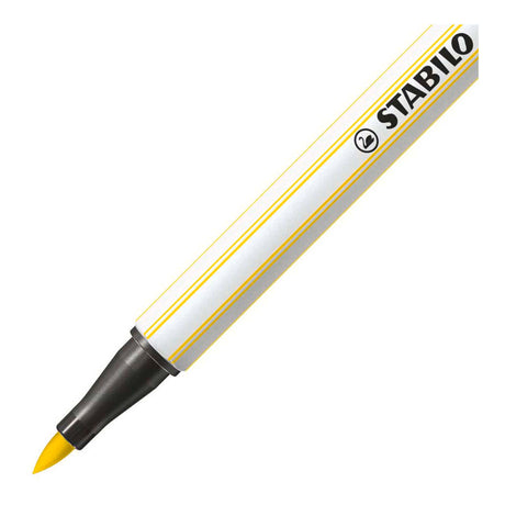 Stabilo pen 68 pincel - rotulador - amarillo limón (24)
