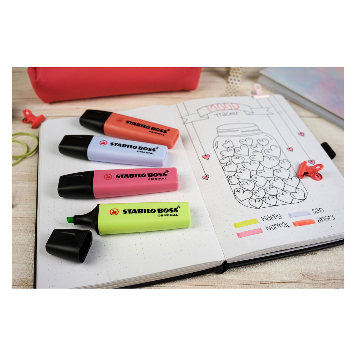 Stabilo boss original pastel - resaltador - juego de 8 piezas