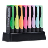 Stabilo green boss pastel - resaltador - hecho de 83% de plástico reciclado - juego de escritorio de 8 piezas - 4 colores estándar + 4 colores pastel