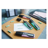 Stabilo green boss pastel - resaltador - hecho de 83% de plástico reciclado - juego de escritorio de 8 piezas - 4 colores estándar + 4 colores pastel