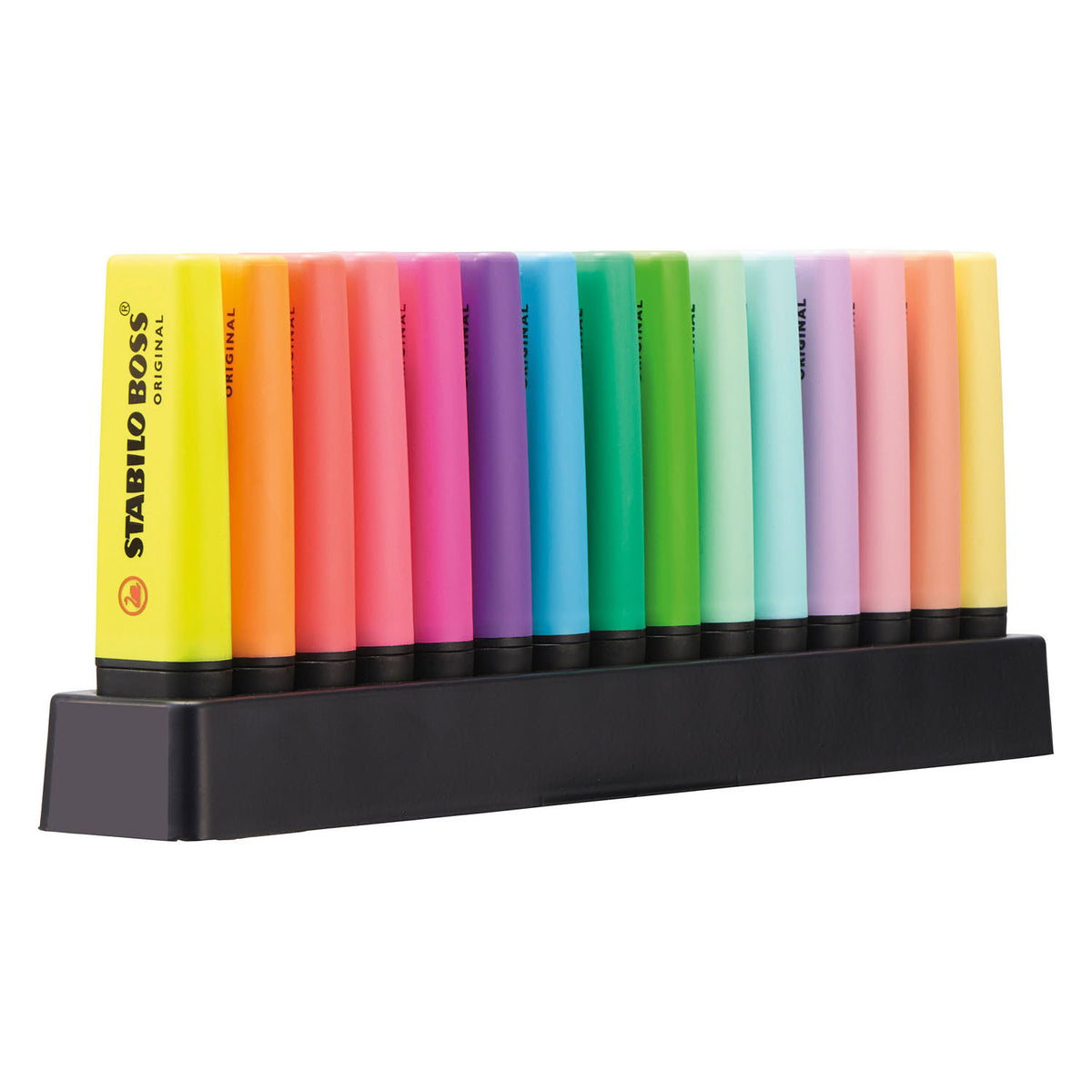 Stabilo boss original - resaltador - set de escritorio 15 piezas