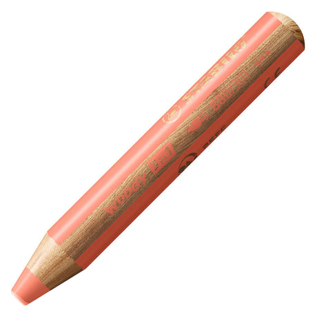 Stabilo woody 3 en 1 - lápiz de color multitalento - juego 18 uds. + sacapuntas