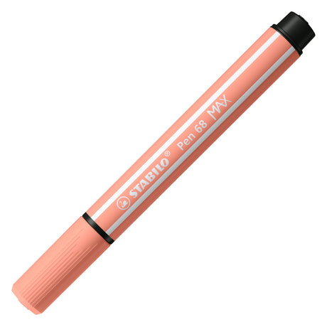 Stabilo pen 68 max - rotulador con punta gruesa de cincel - albaricoque