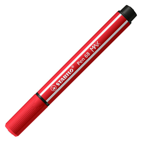 Stabilo pen 68 max - rotulador con punta gruesa de cincel - rojo carmín