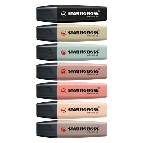 Stabilo Boss Original - Marcador de marcado - Set 8 piezas - Naturecolors