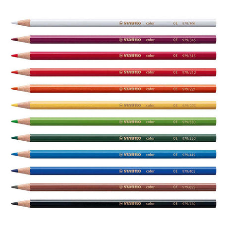 Stabilo color - lápices de colores arty 12 piezas